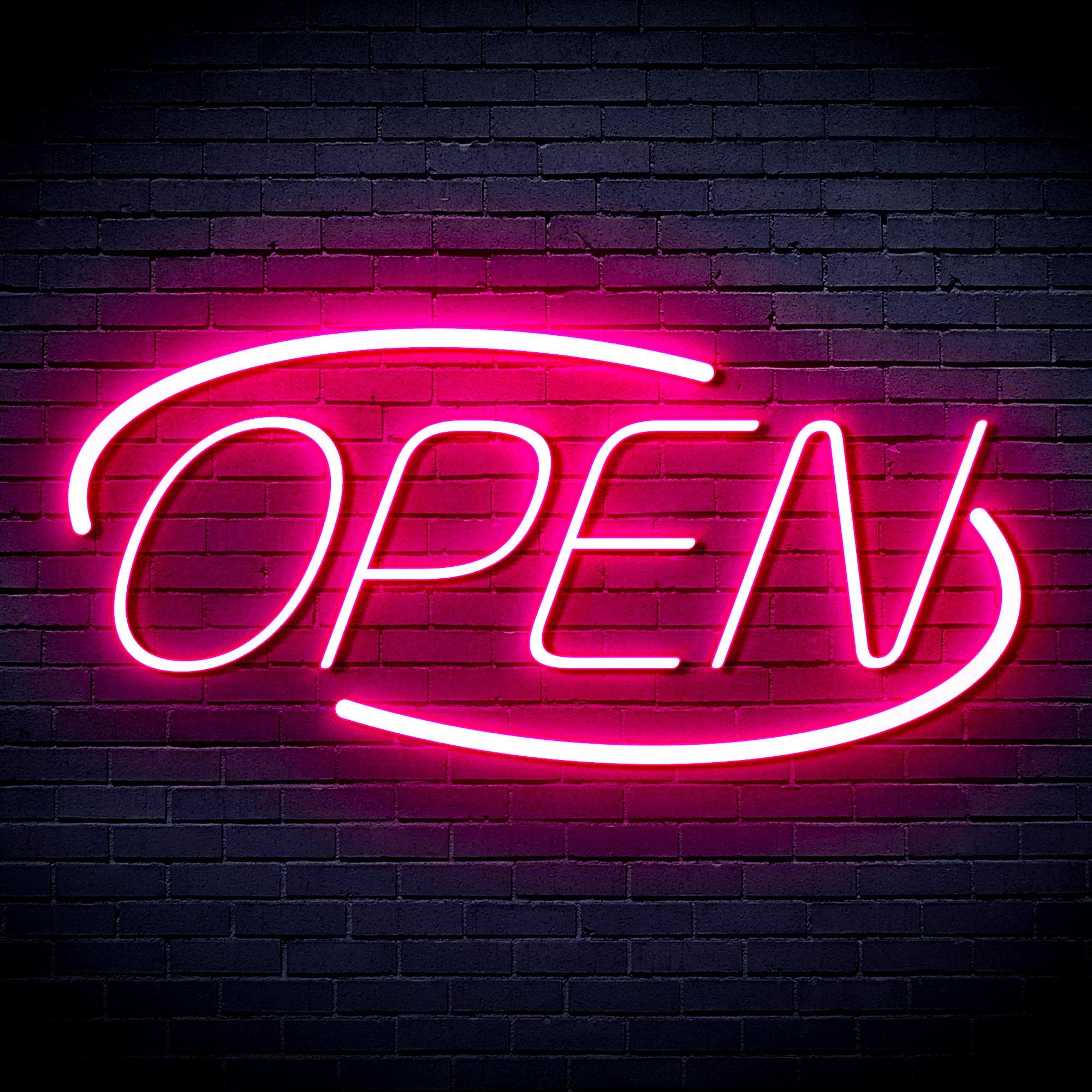 ADVPRO Open Sign Flex Silicone LED Neon Sign - Pink - st16s64
